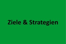 Titelbild Ziele und Strategien Titelbild Ziele und Strategien
